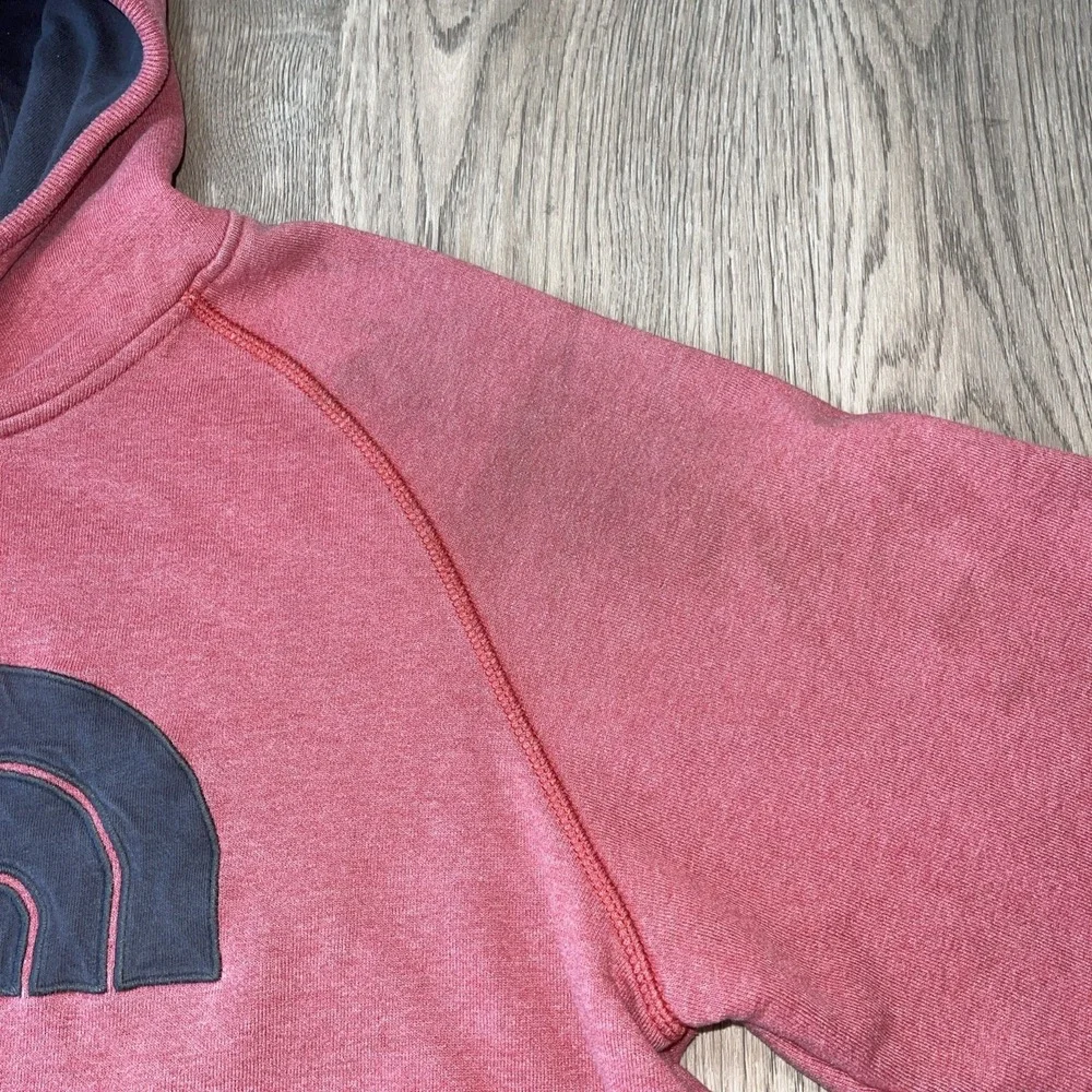 The North Face brick Red half dome Pullover cotton poly Hoodie  Size L